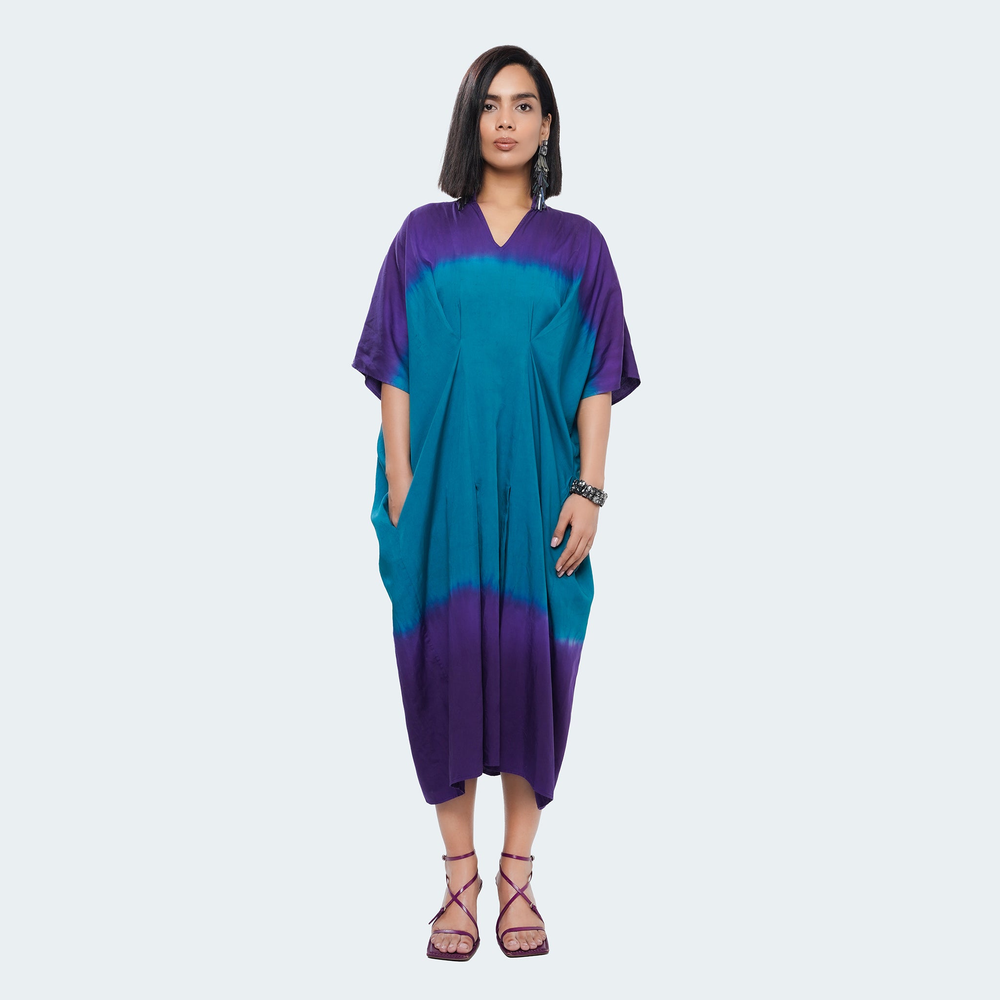 anikadress-kaftan-teal-purple-dip-dye-embroidery-pleat-front-1.jpg