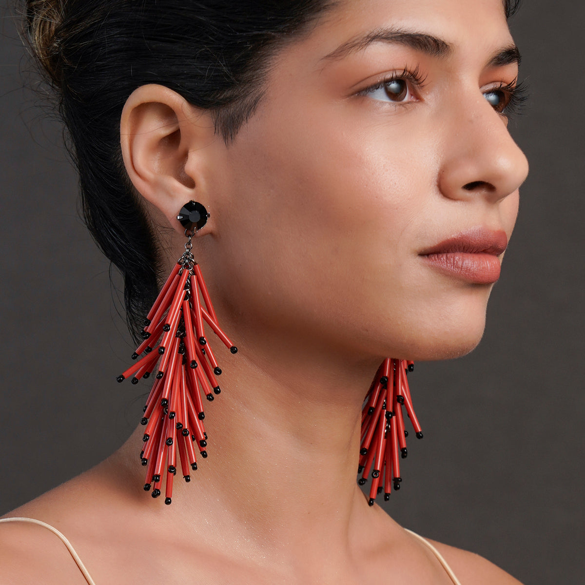 FRINGE EARRING