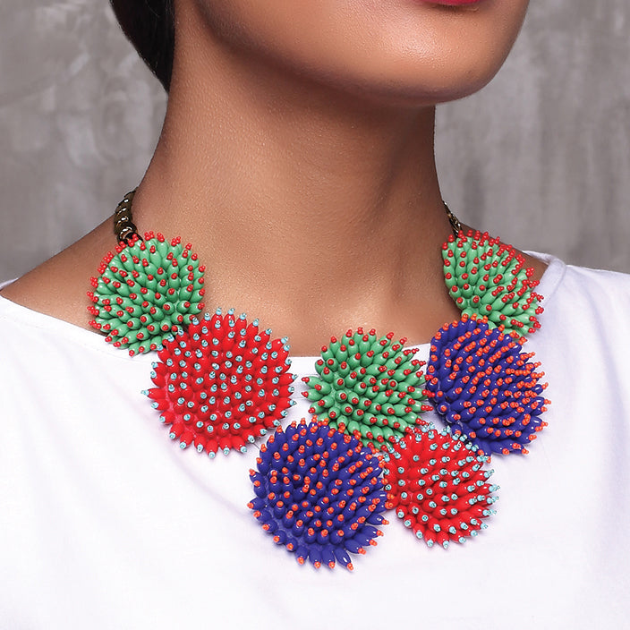 ANEMONE CLUSTER NECKLACE