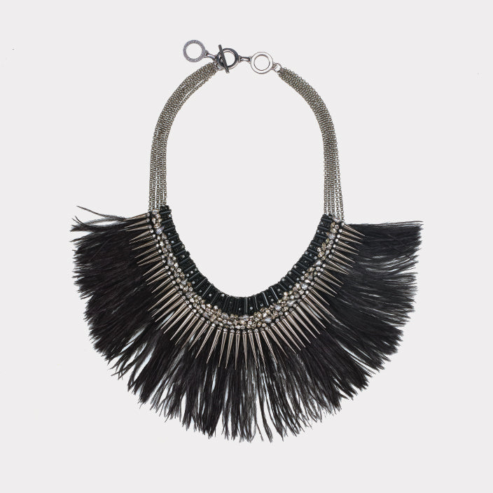GOTHIC FEATHER COLLAR