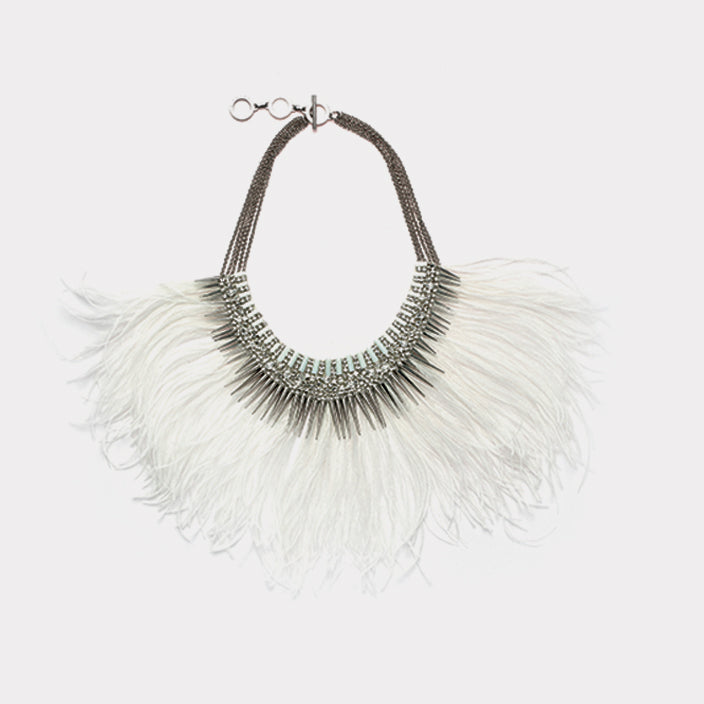 GOTHIC FEATHER COLLAR