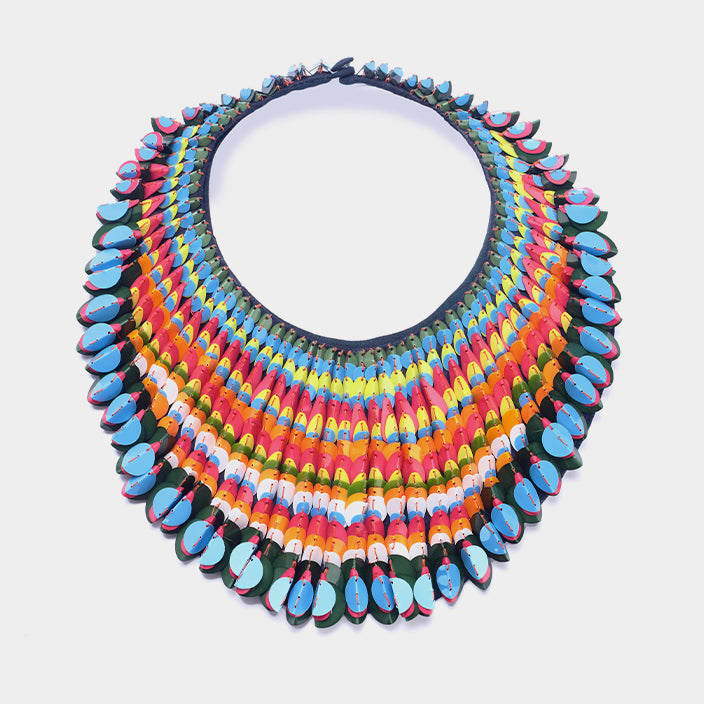 PLEATED PLUME COLLAR SPRING