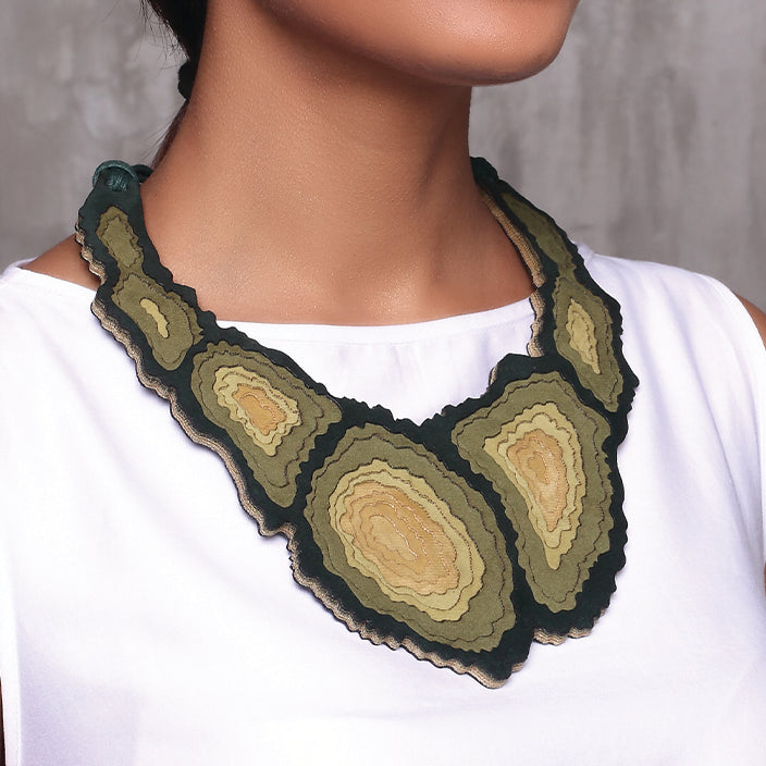 Galaxy Coin Necklace- Olive Green Lock – Shop Trendys